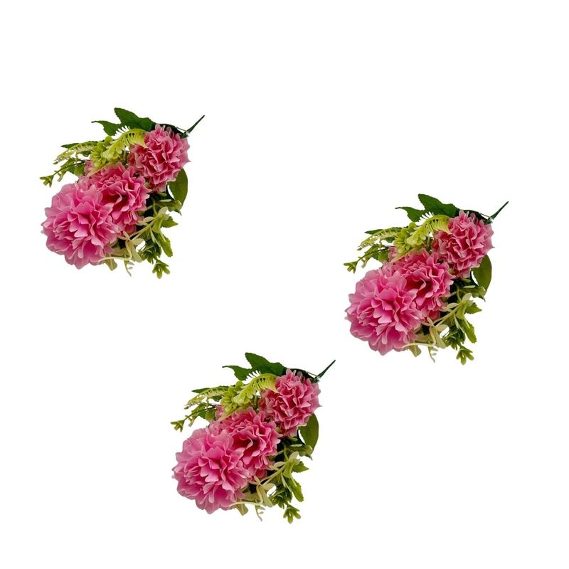 FLORIPA - Pack de 3 Bouquets De Claveles BG406045V-ROS FLORIPASTORE