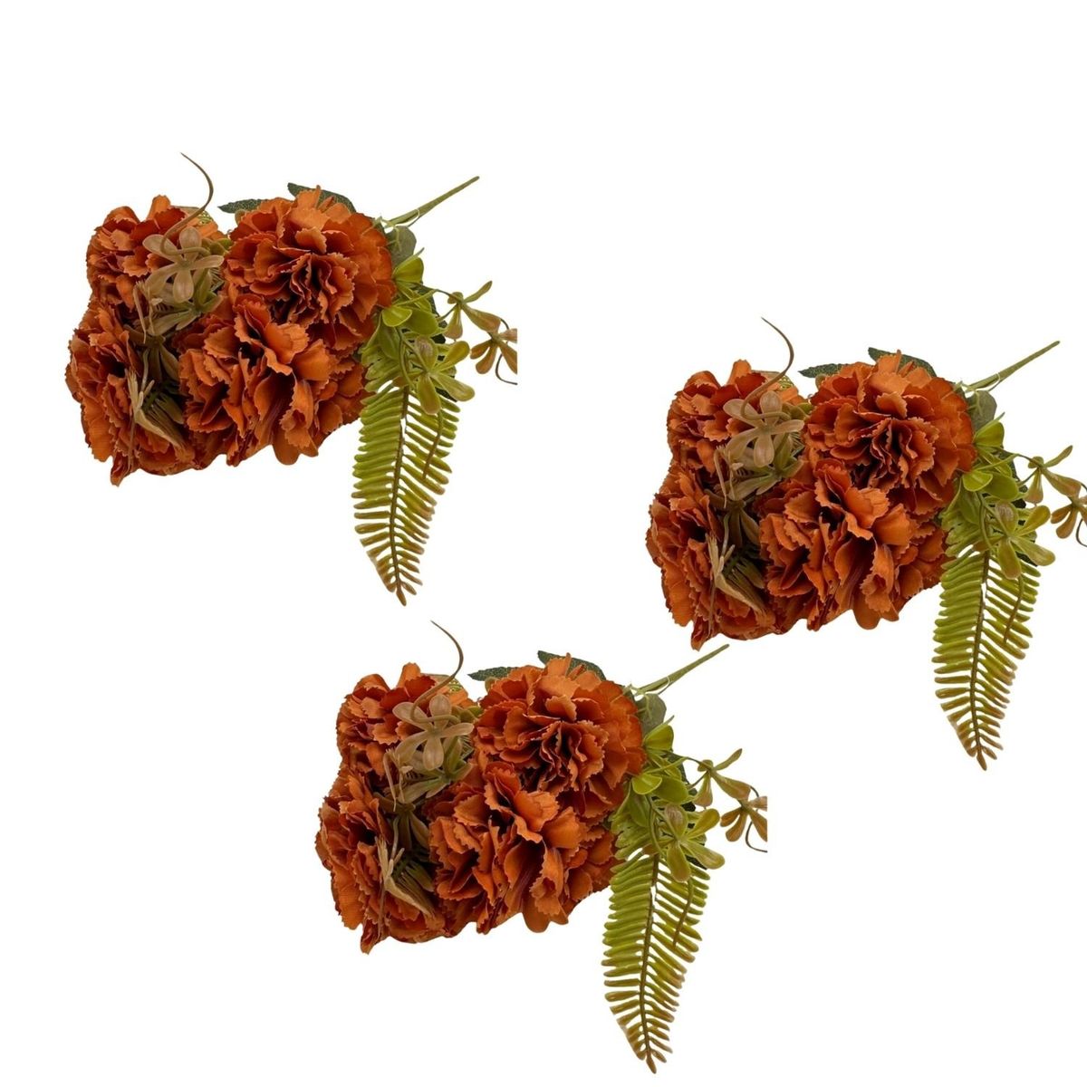 FLORIPA - Pack de 3 Bouquets De Claveles BG407056E-NAR FLORIPASTORE