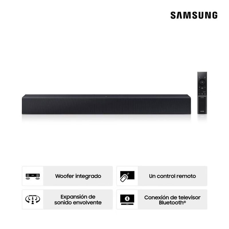 SAMSUNG - Soundbar Samsung 2.0 CH 40W HW-C400
