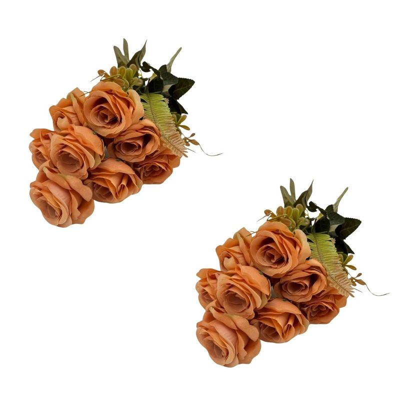 FLORIPA - Pack de 2 Bouquets De Rosas Envejecidas BG409017E-ME FLORIPASTORE