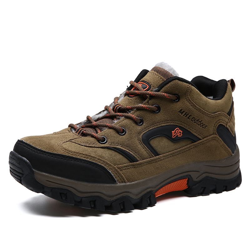 BLWOENS - Zapatos de trekking de invierno para hombres Zapatillas - Marrón