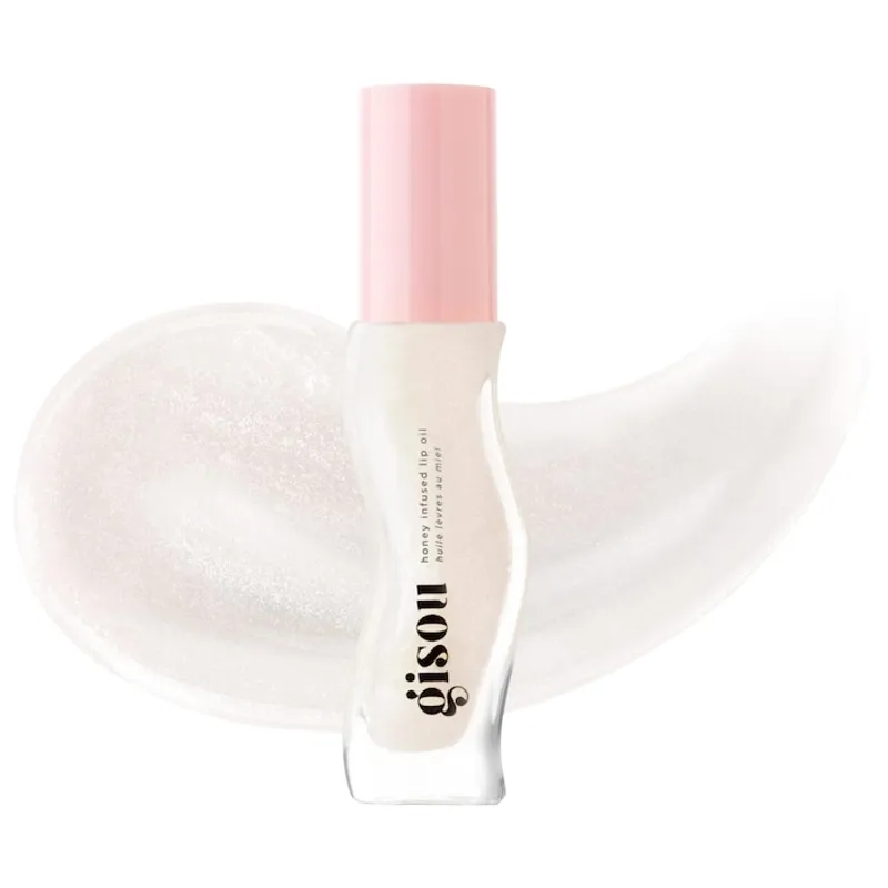 GISOU - Lip Oil Honey Infused Hydrating Coconut Frost 8ml - Gisou