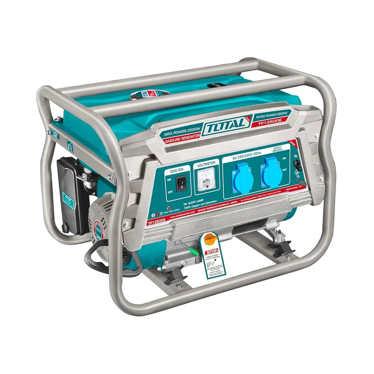 TOTAL TOOLS - Generador a gasolina 3500w Industrial Total