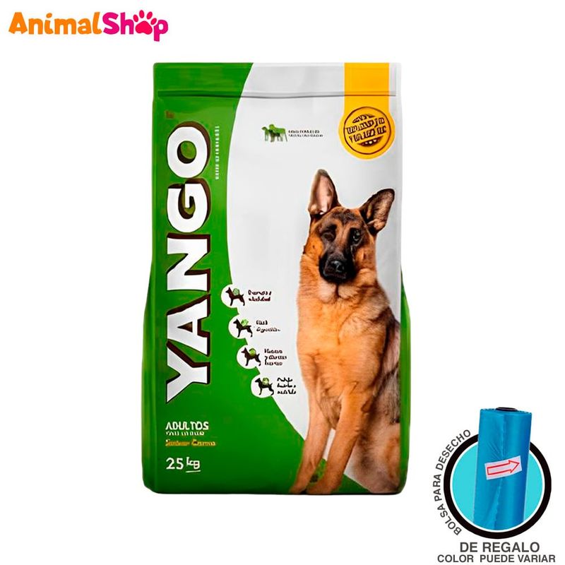 GENERICO - Comida Para Perro Adulto Yango Carne 25Kg
