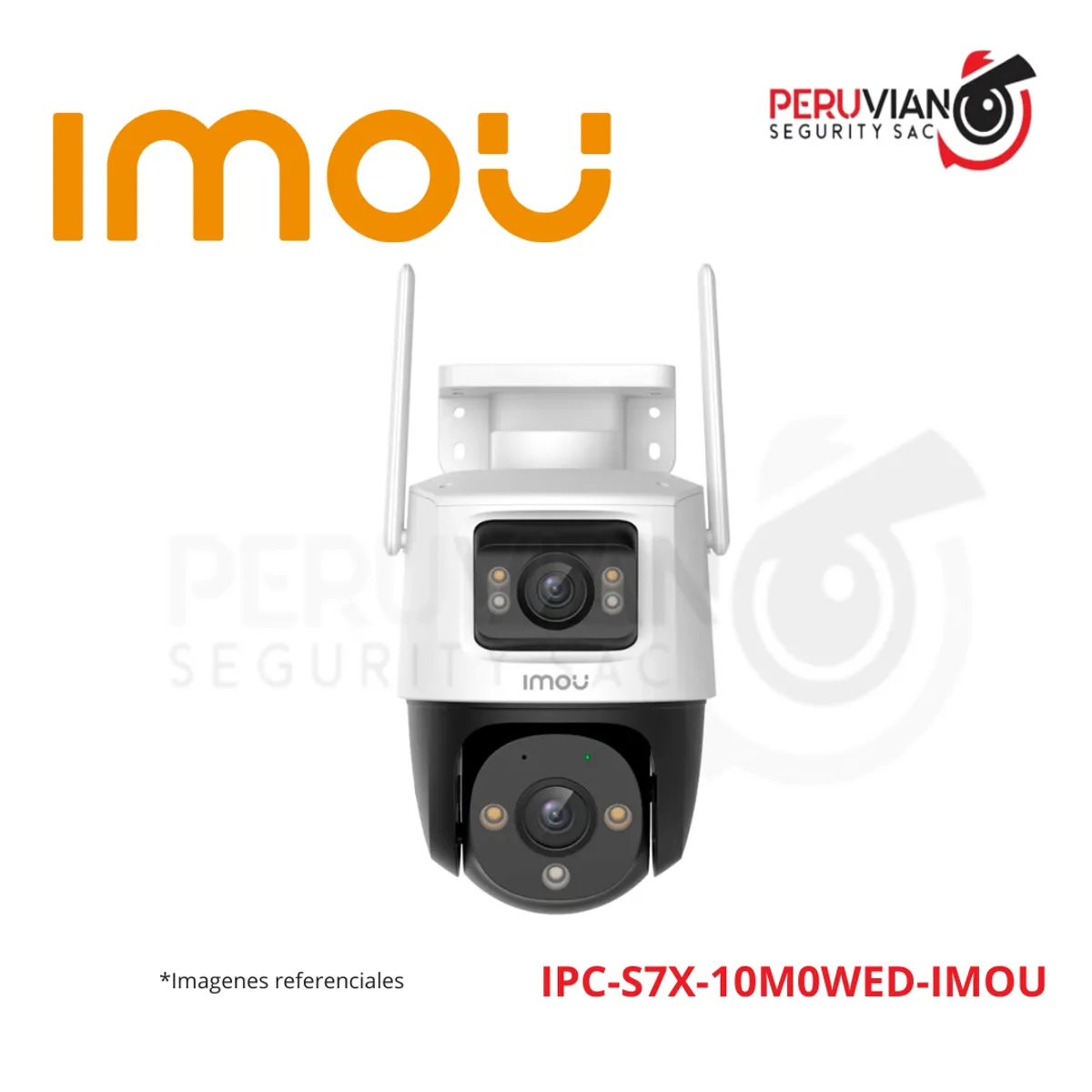 IMOU - CRUISER DUAL 10MP DOMO EXTERIOR 3K  FULLCOLOR  IPC-S7X-10M0WED-IMOU