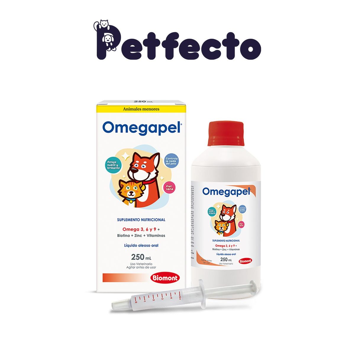 GENERICO - OMEGAPEL LIQUIDO ORAL X 250 ml - NUTRICIONAL
