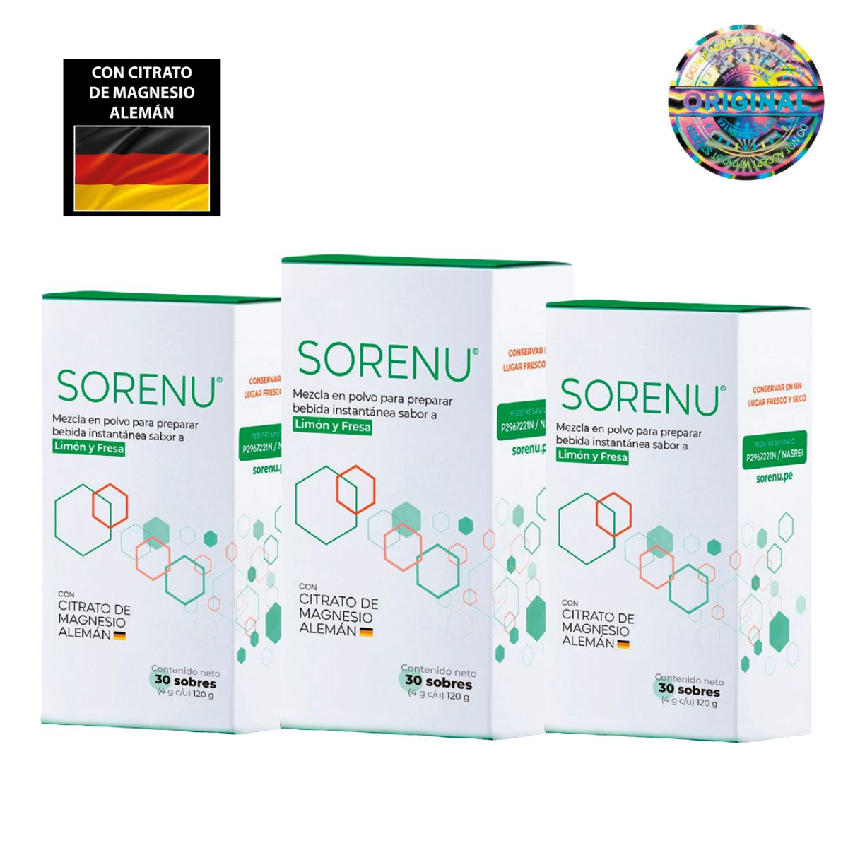 SORENU - Suplemento Nutricional Citrato de Magnesio