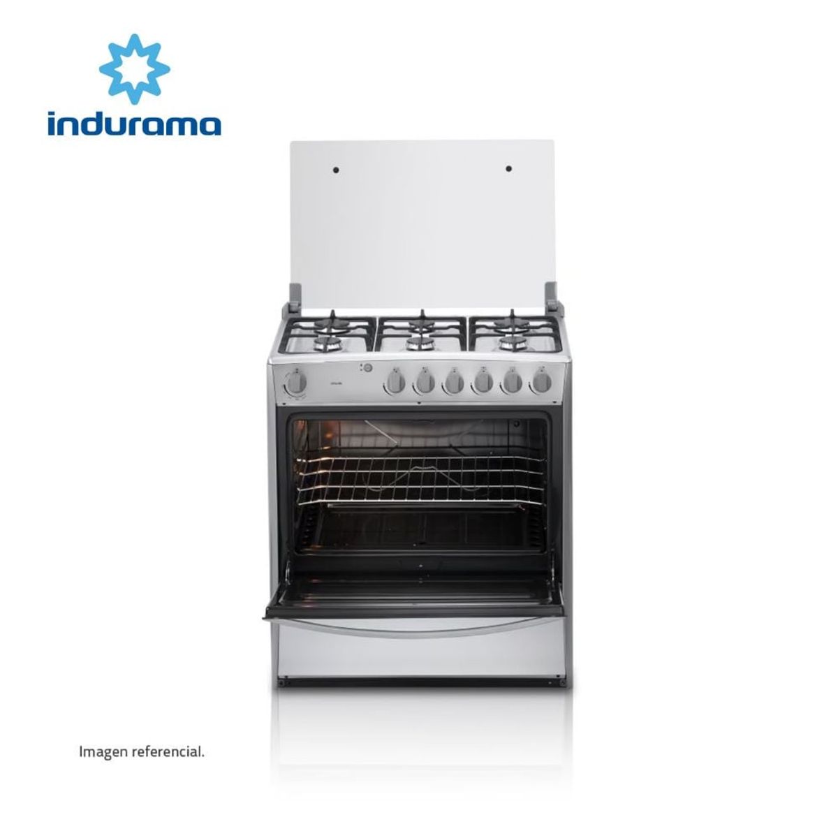 INDURAMA - Cocina Indurama Cataluña 6 Hornillas Croma