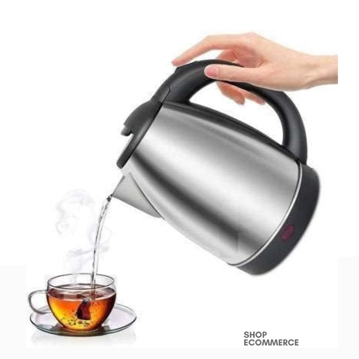 GENERICO - Hervidor eléctrico 1.8 L acero inoxidable