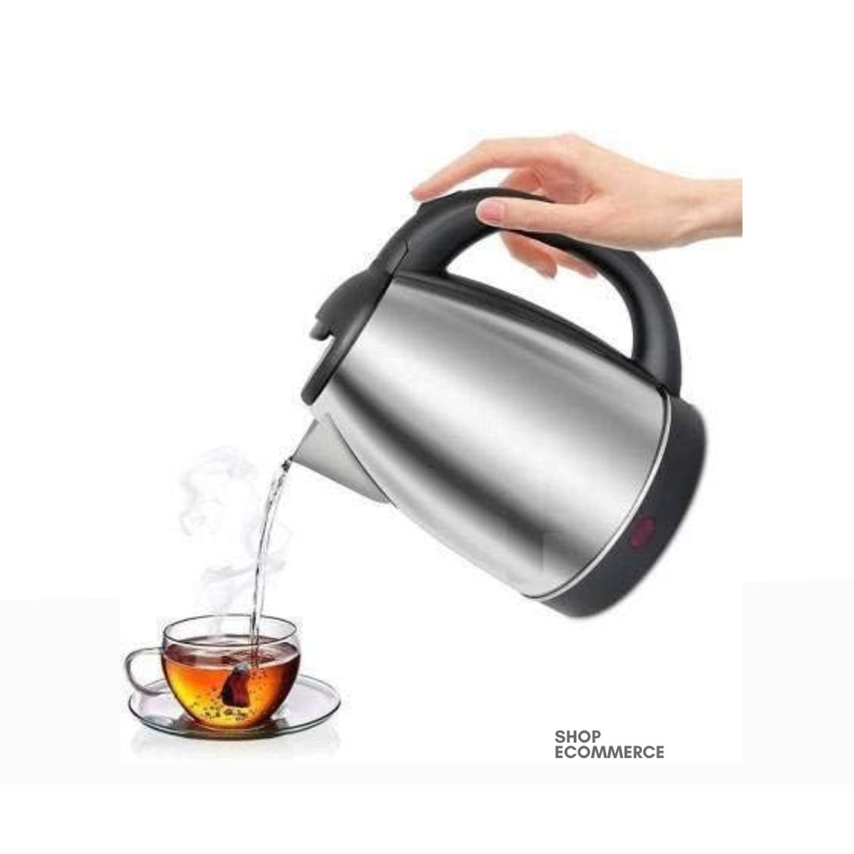 GENERICO - Hervidor eléctrico 1.8 L acero inoxidable