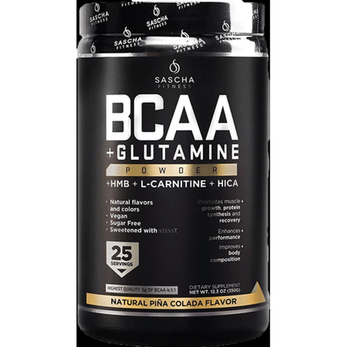 SASCHA FITNESS - Sascha Fitness Bcaa + Glutamine Piña Colada
