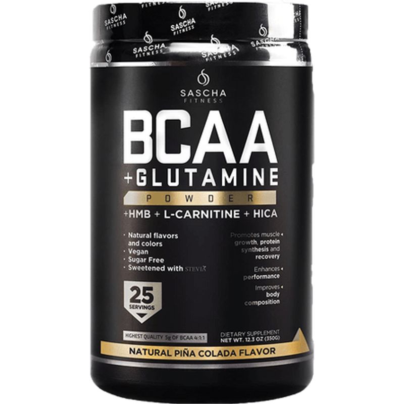 SASCHA FITNESS - Sascha Fitness Bcaa + Glutamine Piña Colada