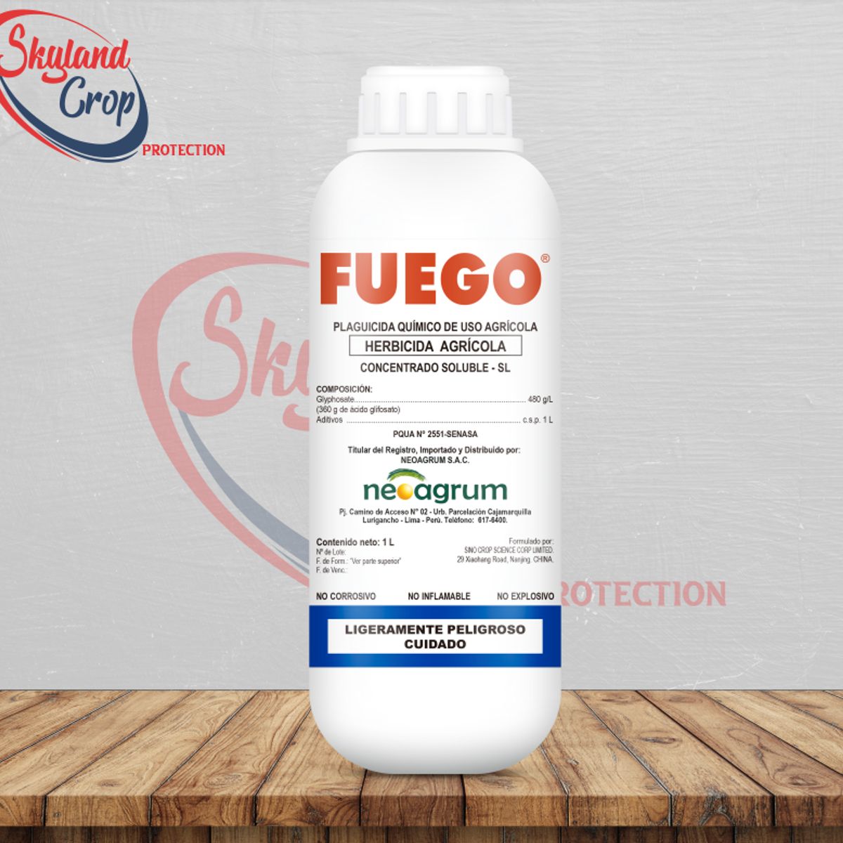 GENERICO - FUEGO 480g 1L  HERBICIDA AGRÍCOLA