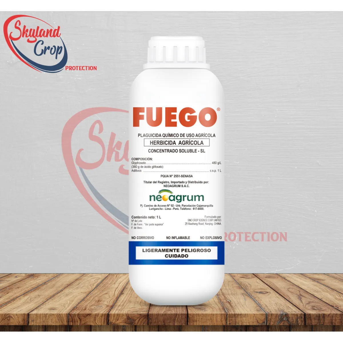 GENERICO - FUEGO 480g 1L  HERBICIDA AGRÍCOLA