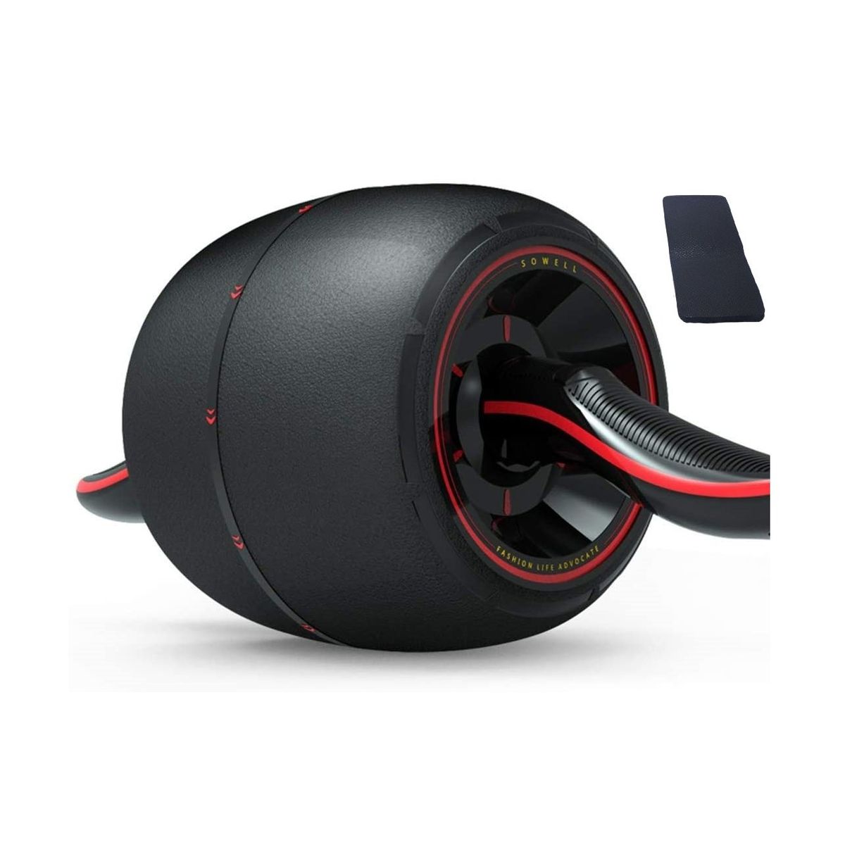 GENERICO - Rueda Abdominal Abdomen De Acero Calidad A1 Retráctil