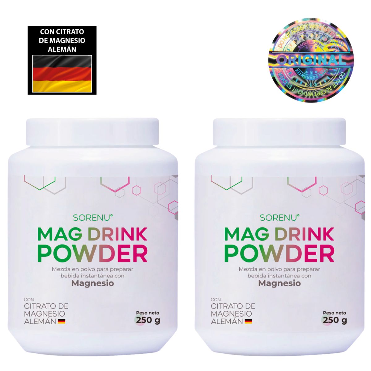 SORENU - Suplemento Nutricional Citrato de Magnesio