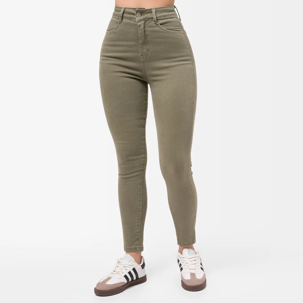 SQUEEZE - Pantalon Drill Stretch Mujer Ingrid Colors Squeeze