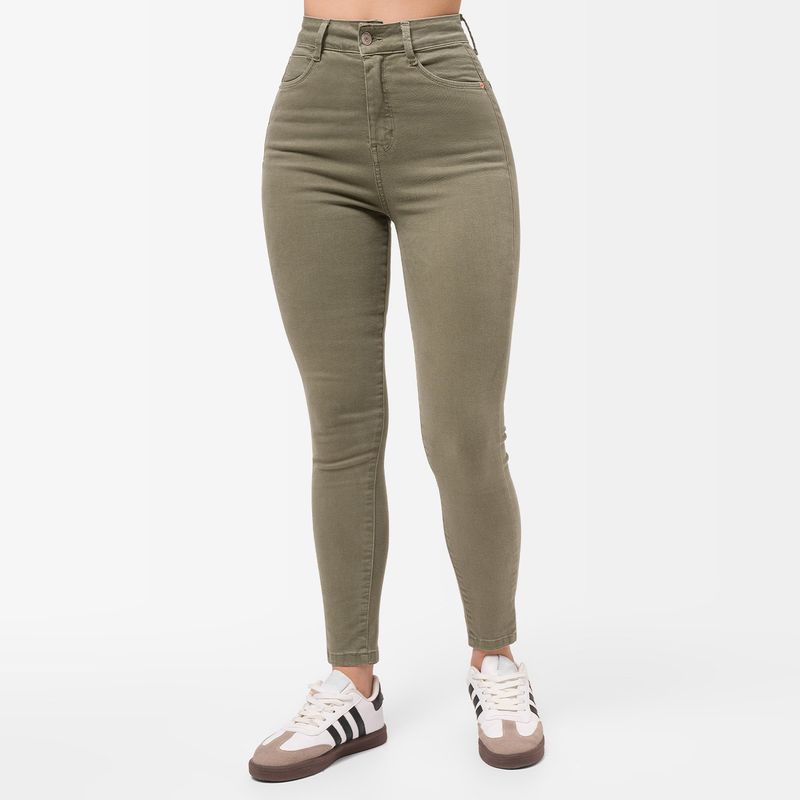 SQUEEZE - Pantalon Drill Stretch Mujer Ingrid Colors Squeeze