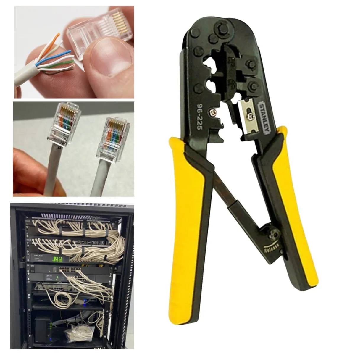 STANLEY - ALICATE PONCHADOR CRIMPING  RJ45, RJ11, RJ12 STANLEY