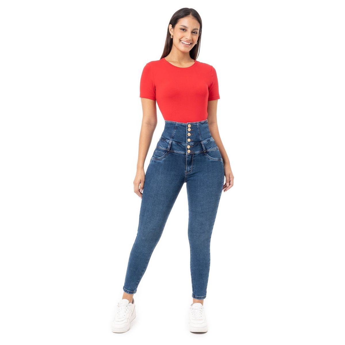 PIONIER - Pantalon Denim Stretch Mujer Aleece Pionier