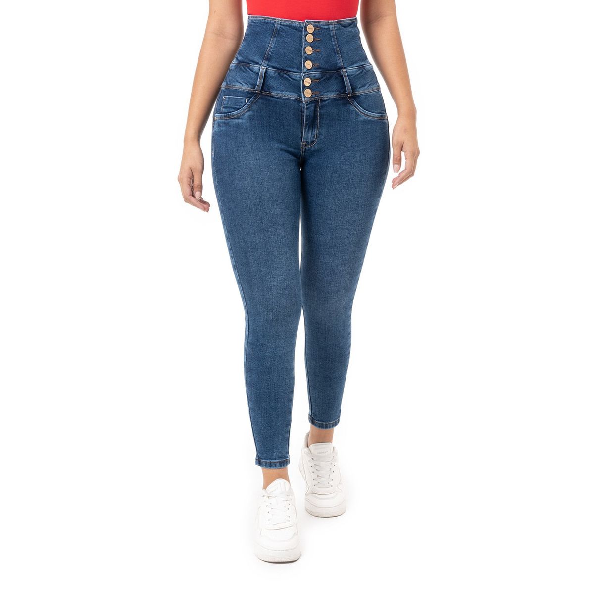 PIONIER - Pantalon Denim Stretch Mujer Aleece Pionier