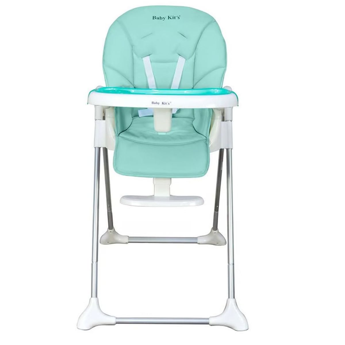 BABY KITS - Silla de Comer ELEGANT Regulable Reclinable y Plegable verde