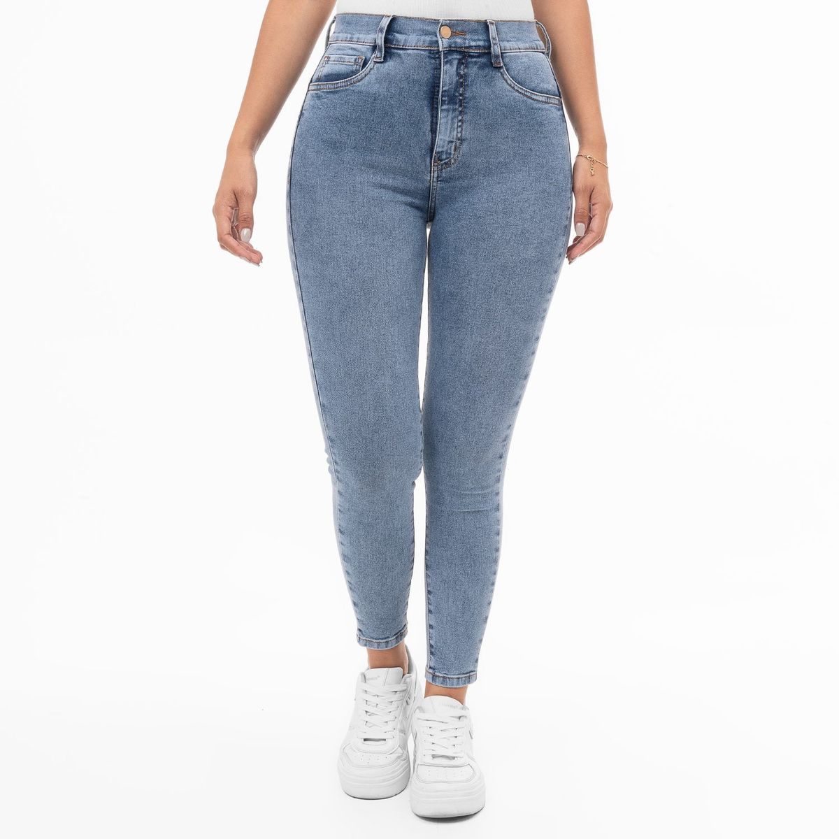 FITS ME - Pantalon Denim Stretch Mujer Nury C Fits Me