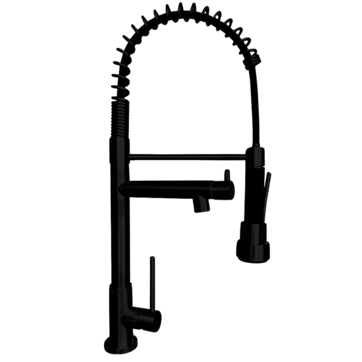 XM - LLAVE DE COCINA RESORTE NEGRO MUEBLE LC304-309801