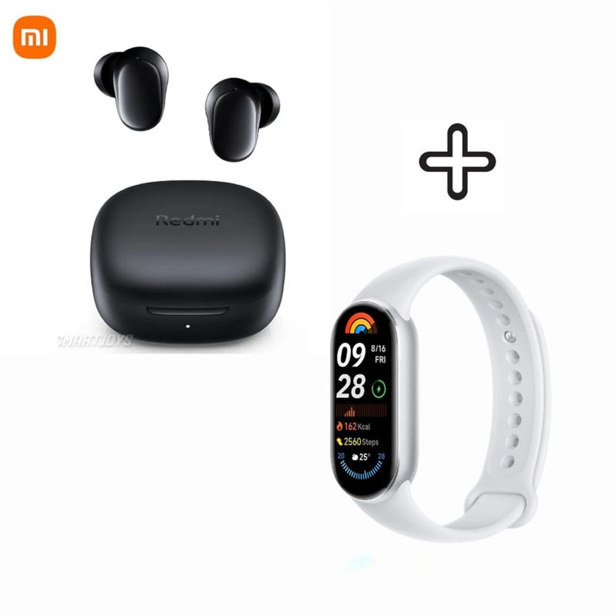 REDMI - Audifono Redmi Buds 6 Play Negro + Xiaomi Smart Band 9 - Silver