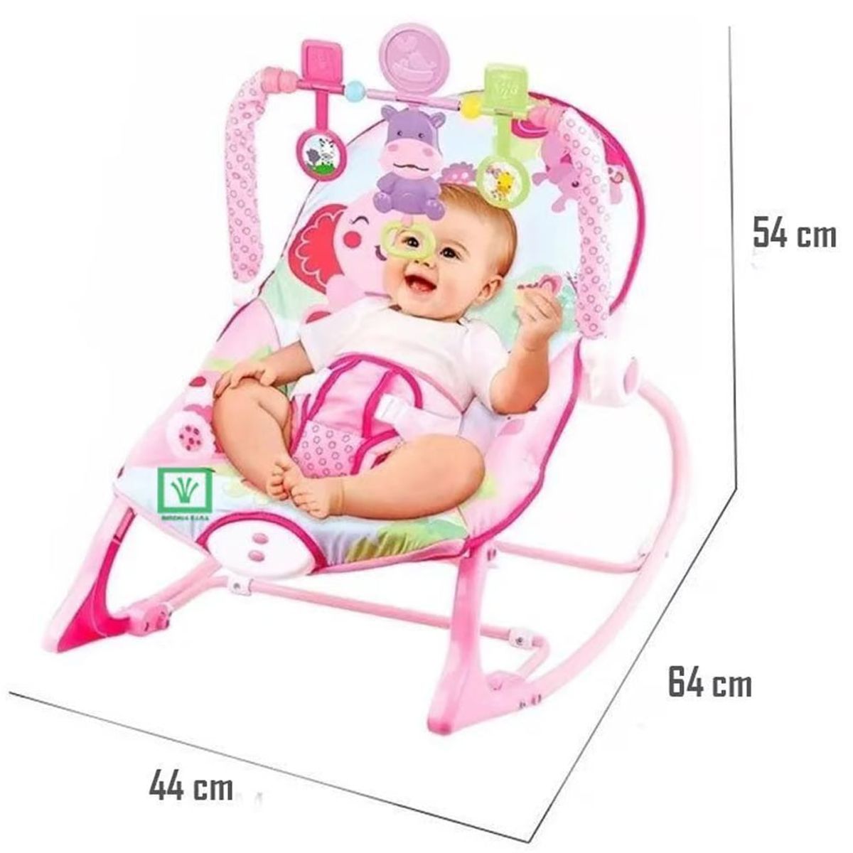 IDEAL - Silla Mecedora Musical Con Vibrador Elefante