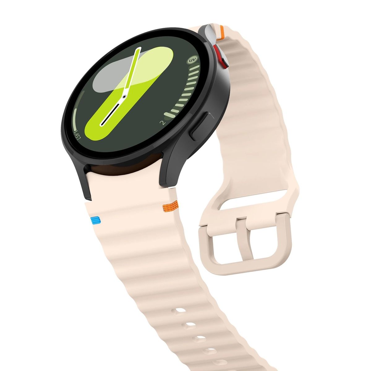 GENERICO - Correa Silicona Sport para SAMSUNG WATCH 7 - Rosa