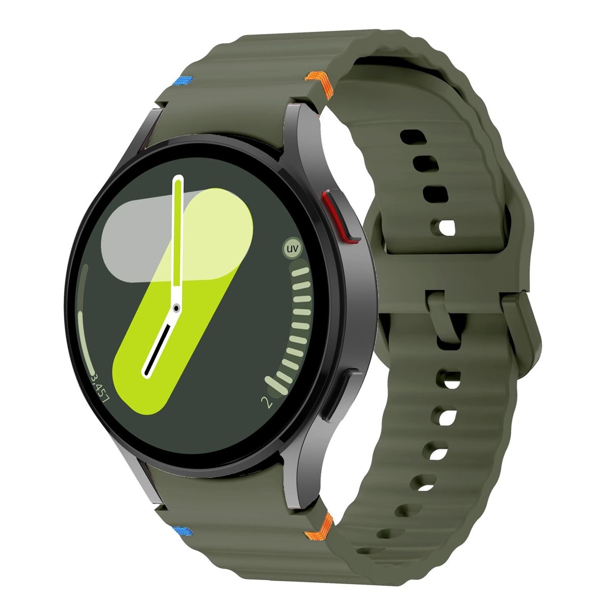 GENERICO - Correa Silicona Sport para SAMSUNG WATCH 7 - Verde