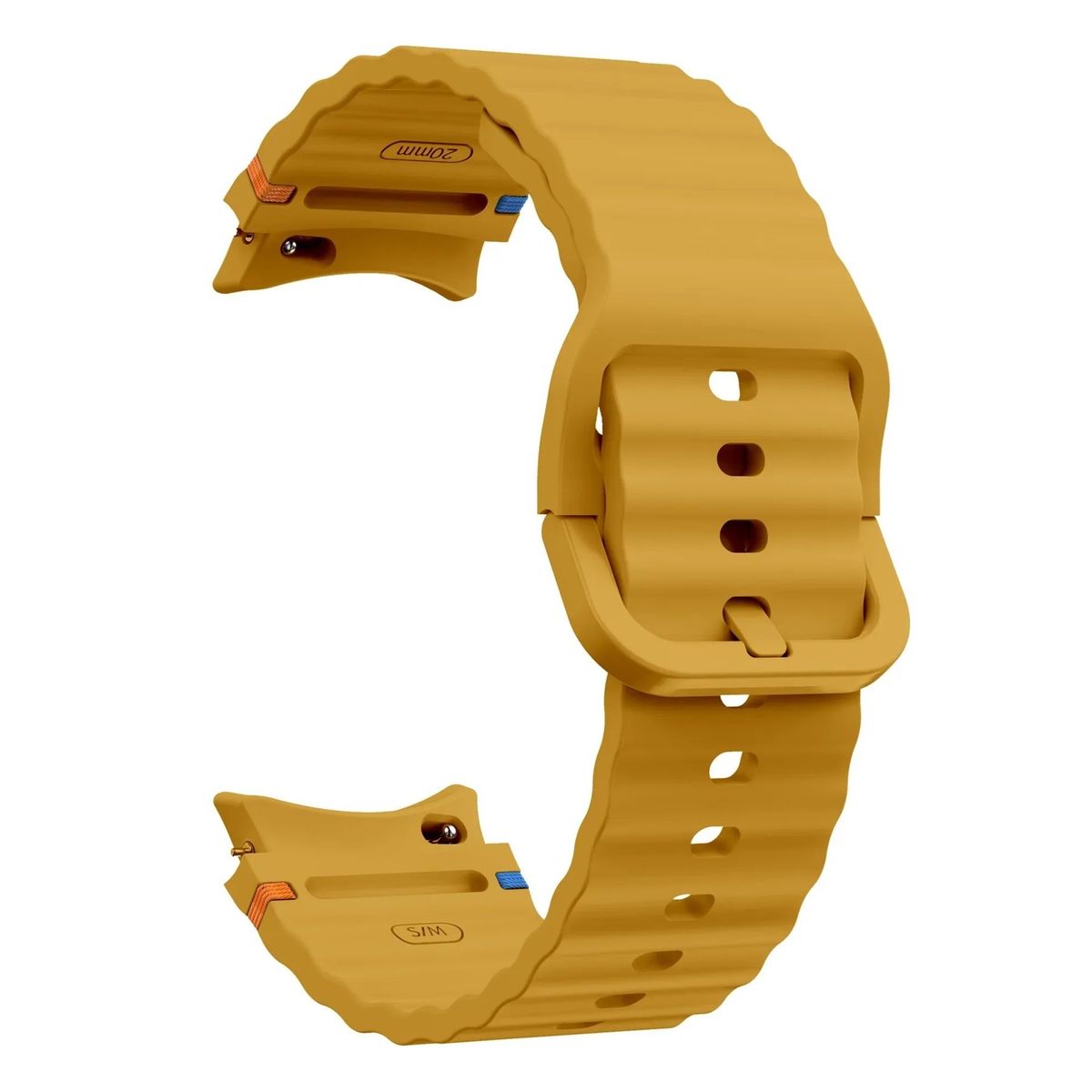 GENERICO - Correa Silicona Sport para SAMSUNG WATCH 6 - 6 CLASSIC - Amarillo