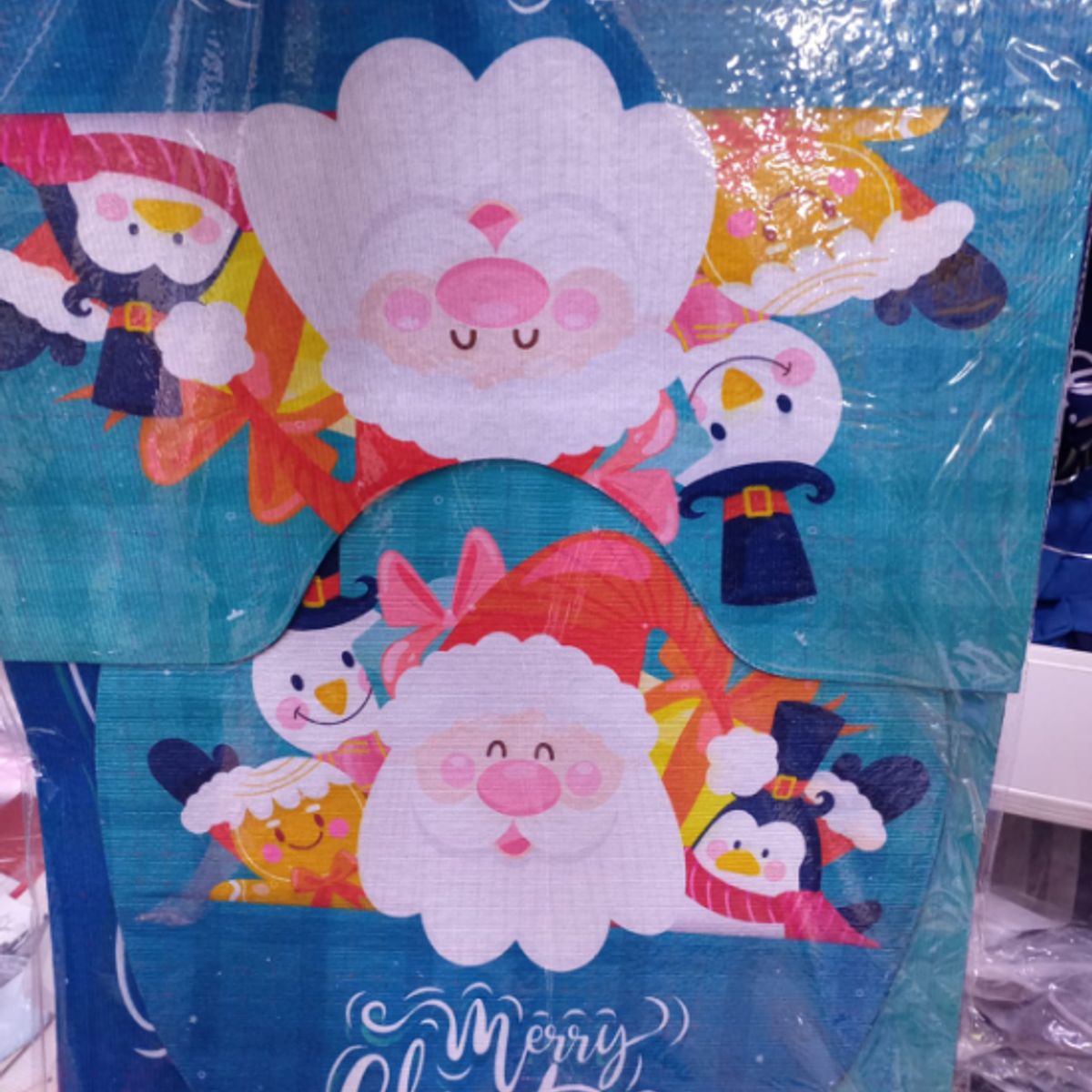 GENERICO - Juego de alfombras de baño de Navidad de 3 piezas