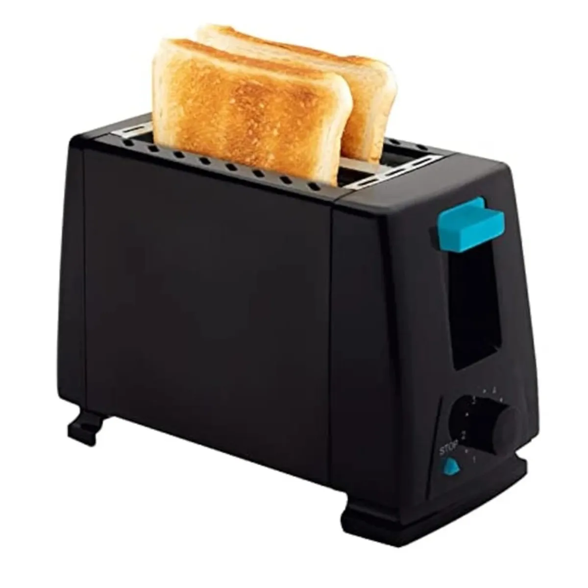 RAFF - Tostadora de Pan 2 Rebanadas Electrico RAF R.263 Negro