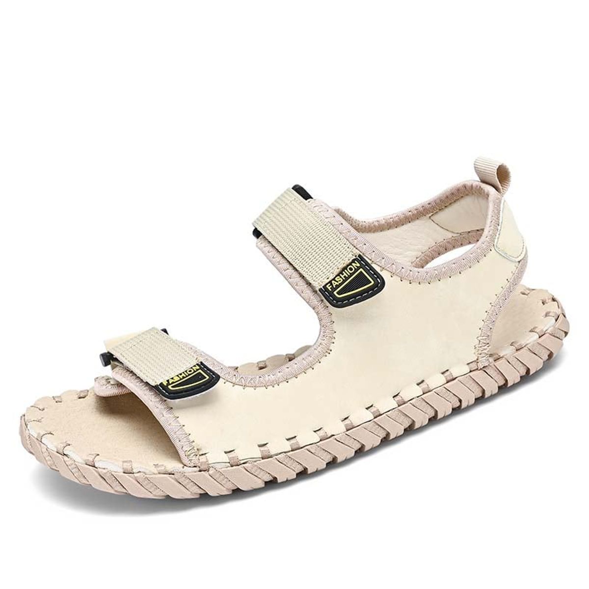 SHANDIAN - Sandalias Dedo Abierto Pantuflas Hombre Blanco