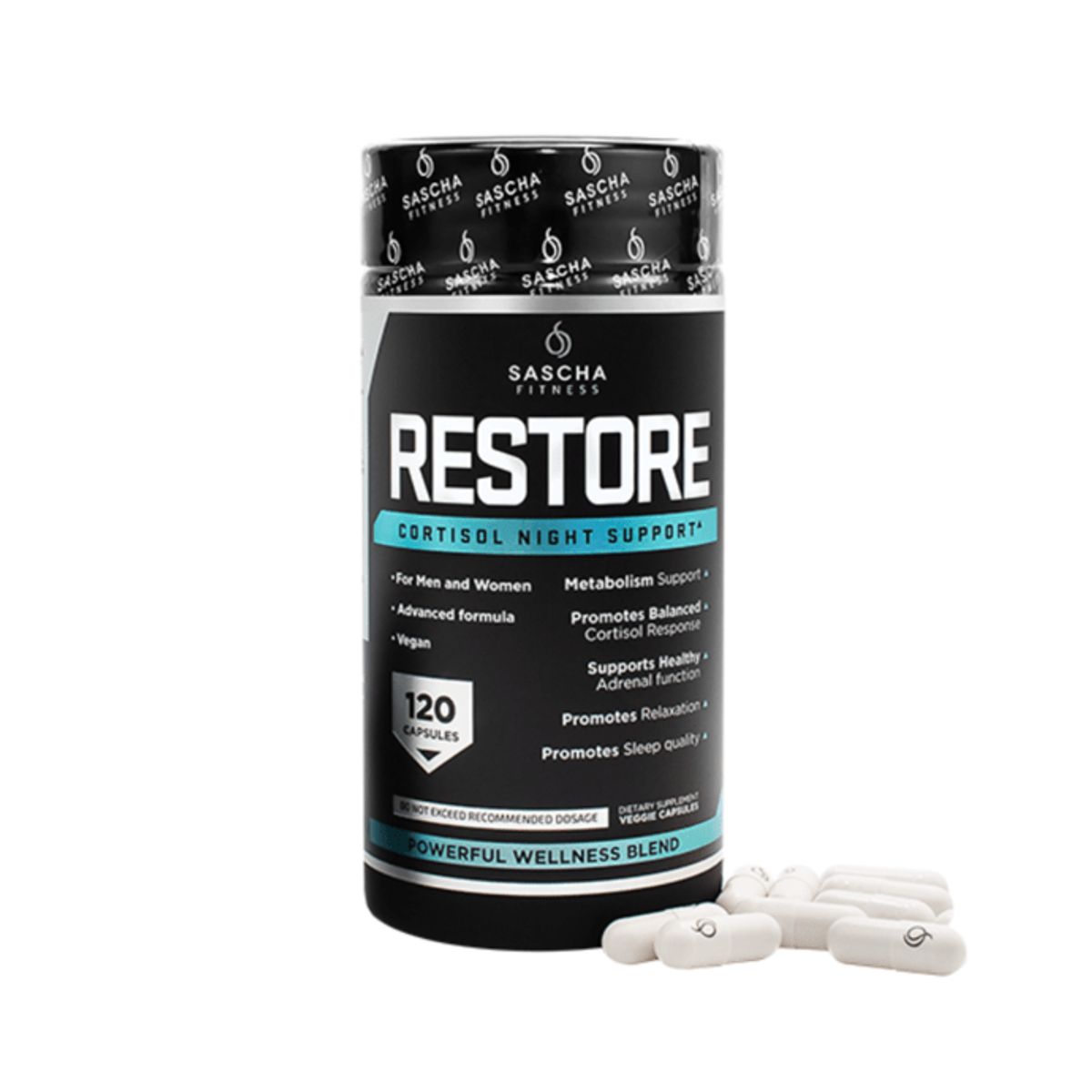 SASCHA FITNESS - Sascha Fitness Restore 120 cápsulas