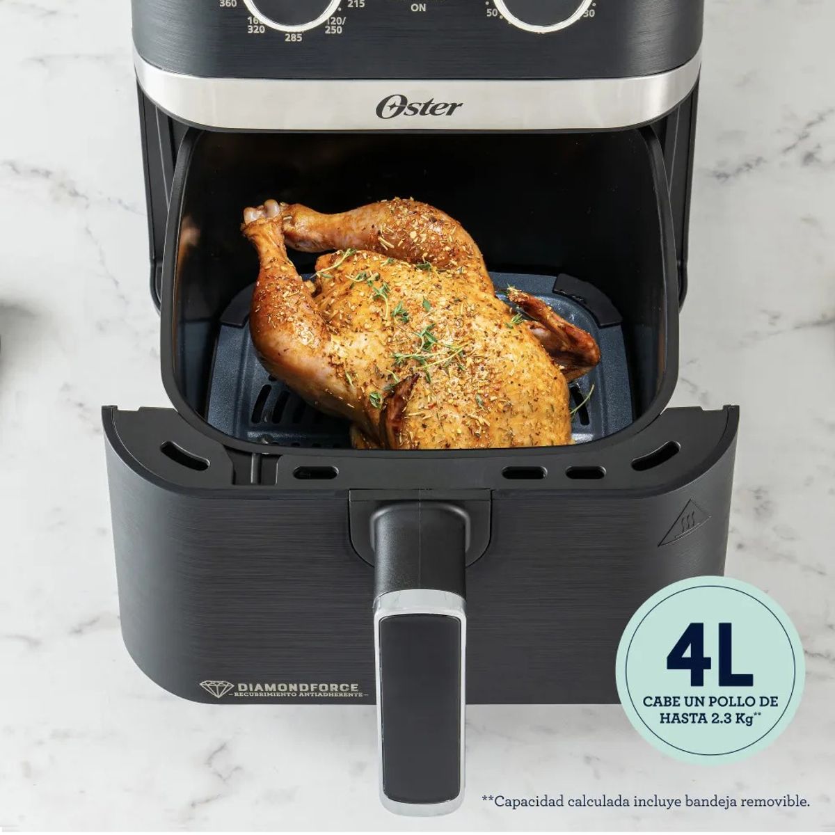 OSTER - Freidora de Aire Manual CKSTAF401MDF Oster de 4Lts