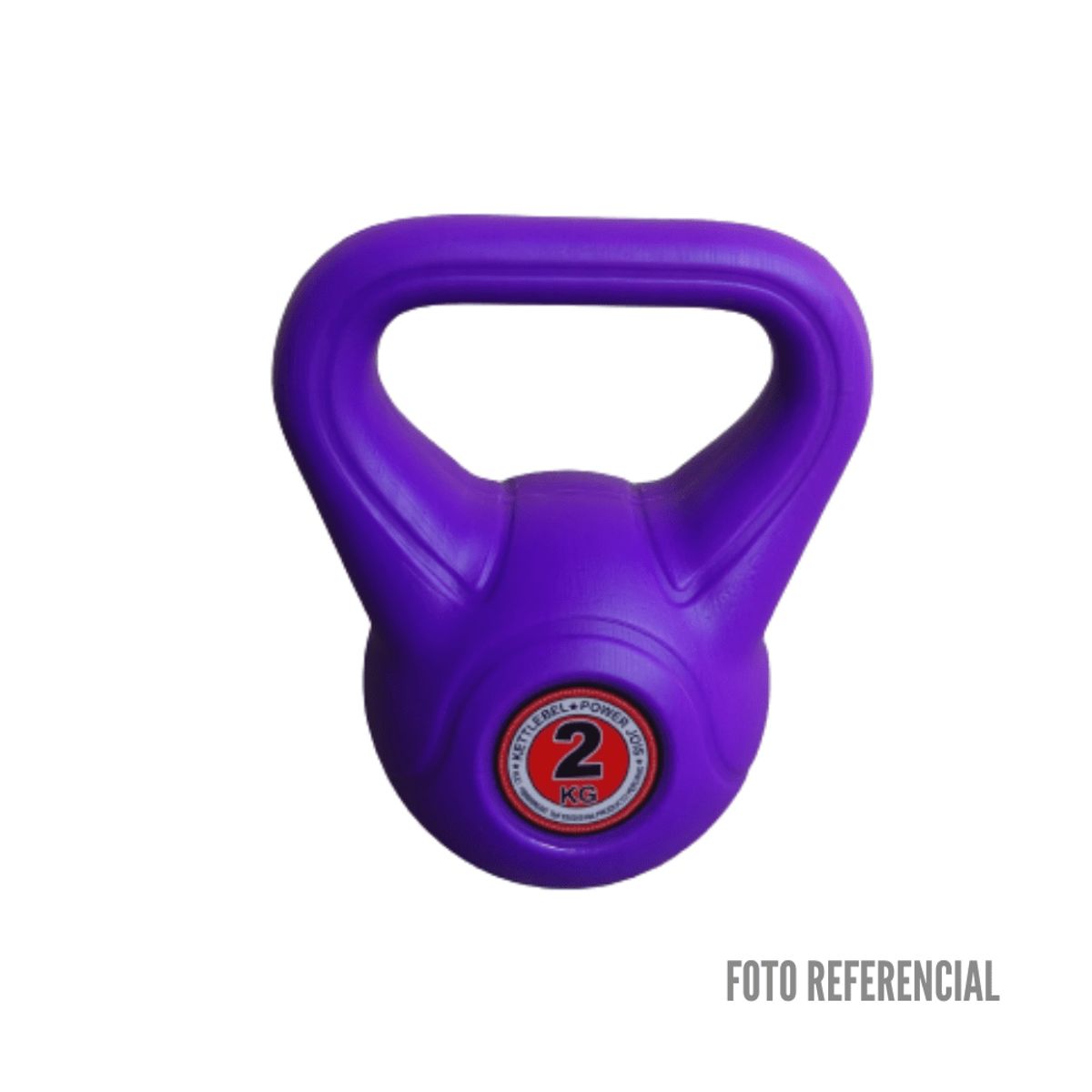 GENERICO - Pesa Rusa Kettebells de PVC 2kg - Morado