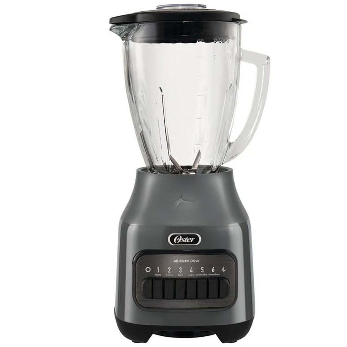 OSTER - Licuadora 1.5L Oster con 6 Velocidades BLSTPEG GPB Gris