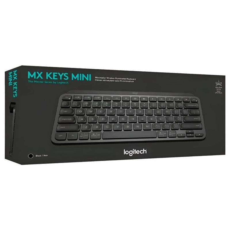 LOGITECH - TECLADO LOGITECH MX KEYS MINI MULTI DEVICE GRAPHITE SP 920-010476