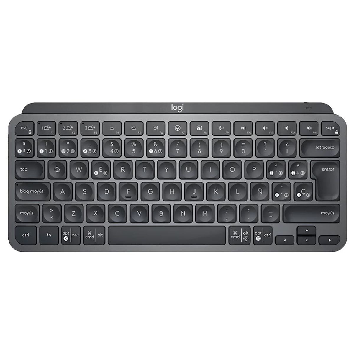 LOGITECH - TECLADO LOGITECH MX KEYS MINI MULTI DEVICE GRAPHITE SP 920-010476