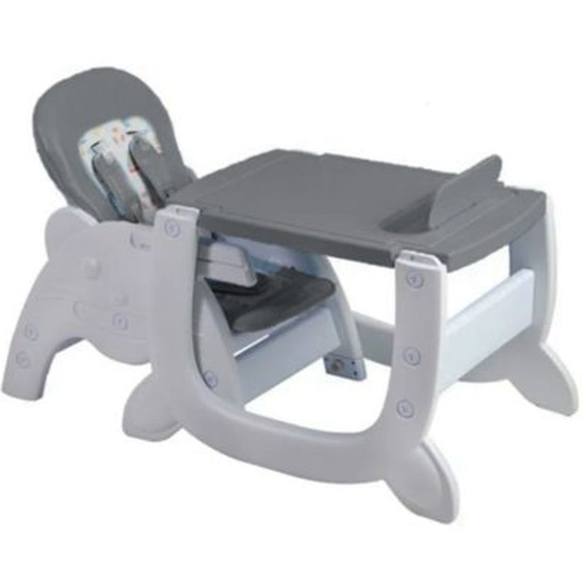 VOYAGE - Silla de Comer Gato 3 en 1 Gris