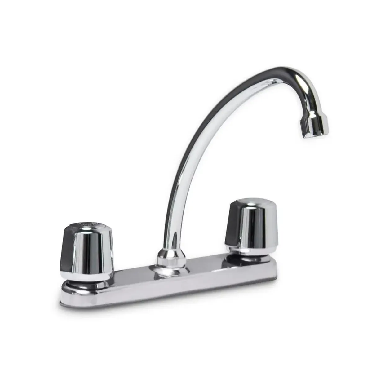 ITALGRIF - Mezcladora tipo Ganso para Cocina en Bronce Cromado