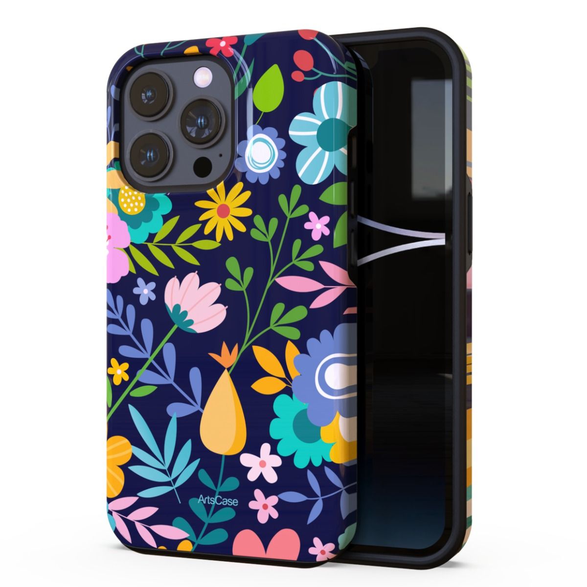 ARTSCASE - Case iphone 15 Pro Fresh Flowers ArtsCase