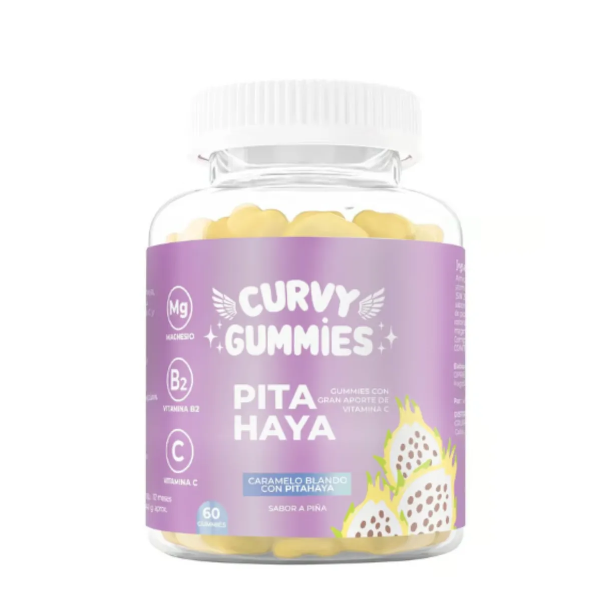 GENERICO - Curvy Pitahaya en Gomitas 60 Gomitas