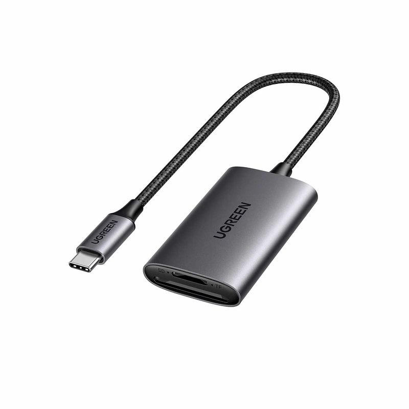 UGREEN - Lector de Memorias Ugreen SDTF Cable USB-C Cm401 -80888