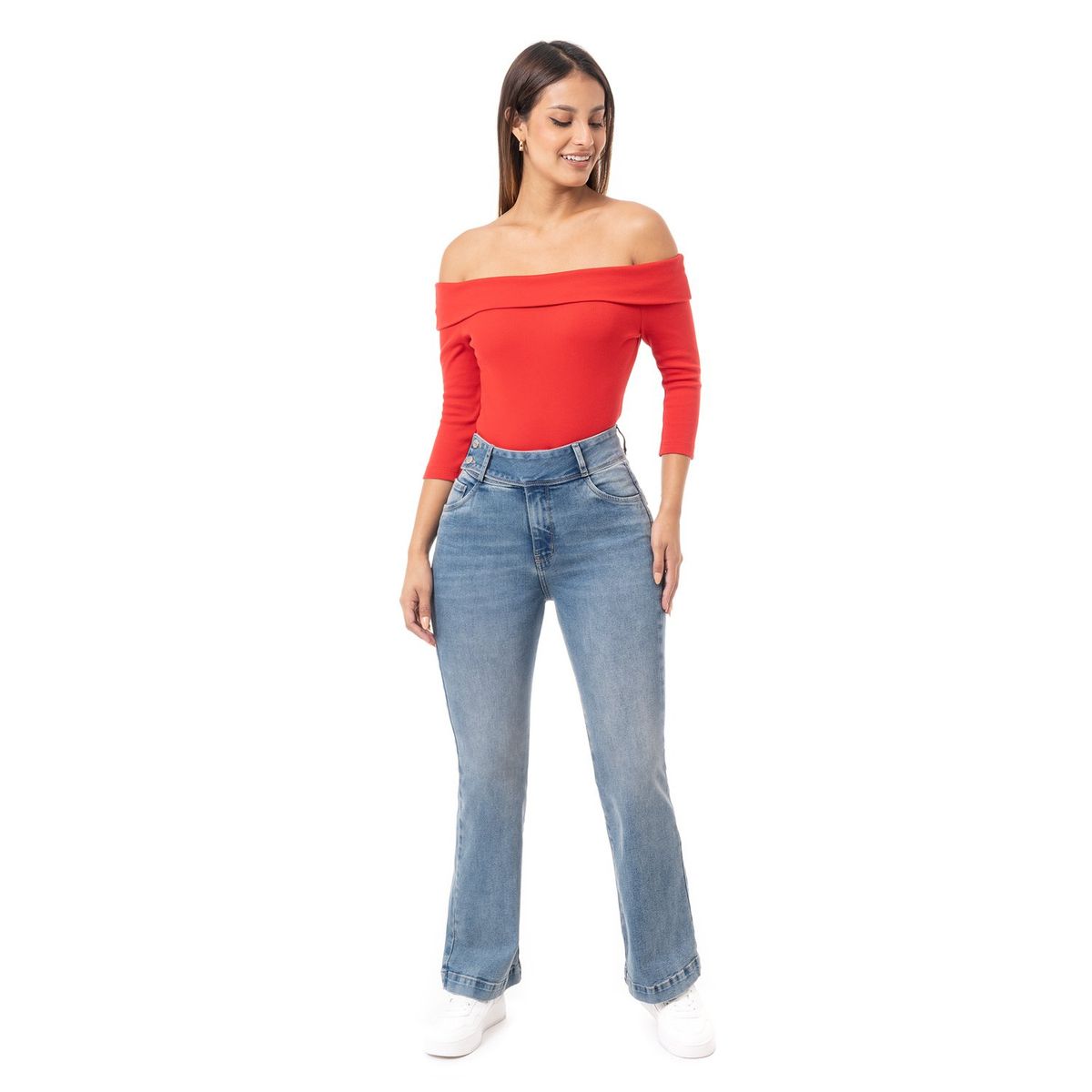 PIONIER - Pantalon Denim Stretch Mujer Michelih Pionier