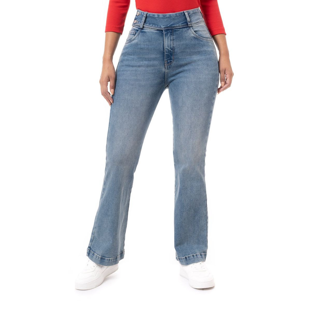 PIONIER - Pantalon Denim Stretch Mujer Michelih Pionier