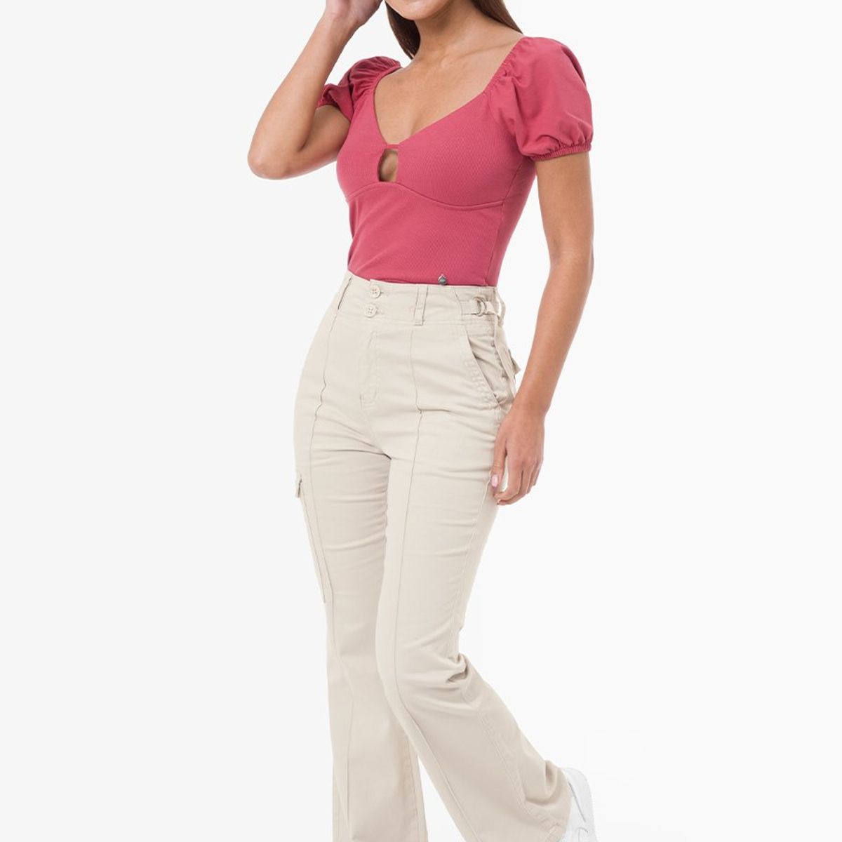 GOCCOS - Cargo Drill Stretch Mujer Maisa Goccos